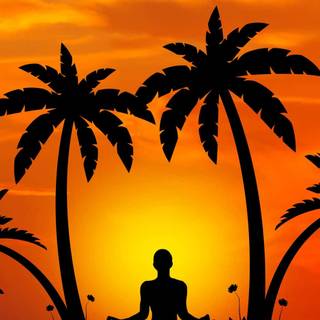 Yoga iPhone wallpaper