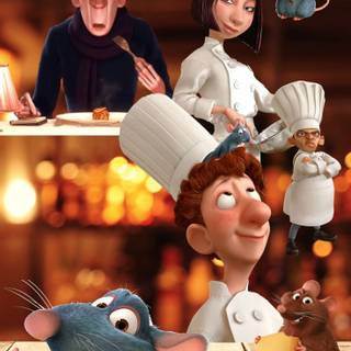 Ratatouille phone wallpaper