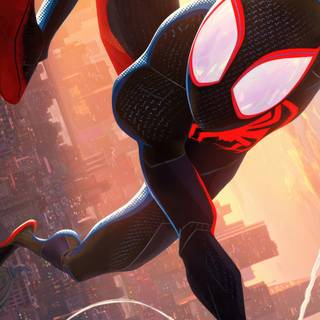 Miles Morales iPhone X wallpaper