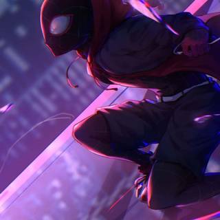 Miles Morales iPhone X wallpaper