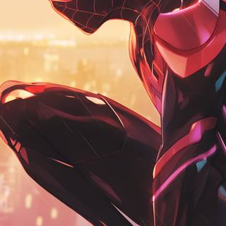 Miles Morales iPhone X wallpaper