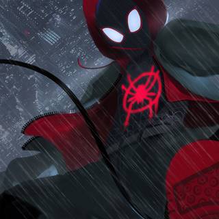 Miles Morales iPhone X wallpaper