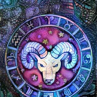 Aries Zodiac sign wallpaper