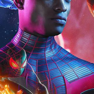 Miles Morales iPhone X wallpaper