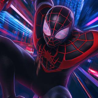 Miles Morales iPhone X wallpaper