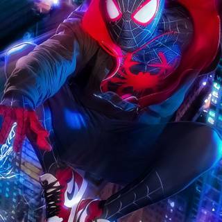 Miles Morales iPhone X wallpaper