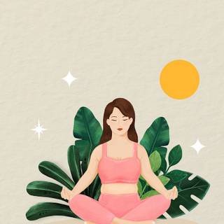 Yoga iPhone wallpaper