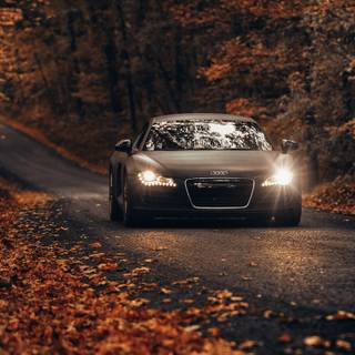 iPhone black car wallpaper