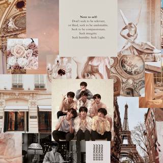 BTS collage desktop wallpaper