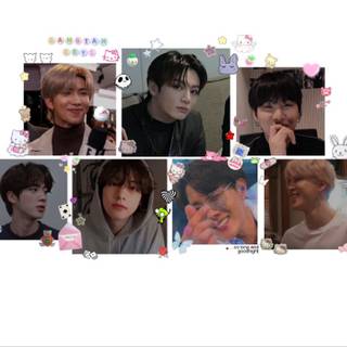 BTS collage desktop wallpaper