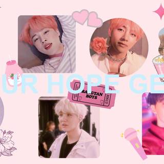 BTS collage desktop wallpaper