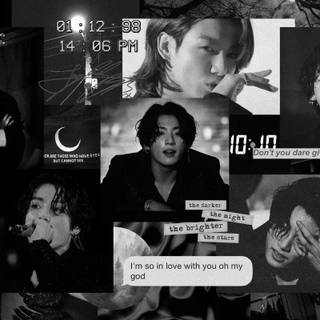 BTS collage desktop wallpaper