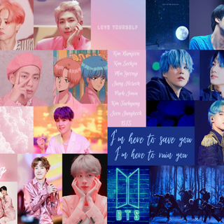 BTS collage desktop wallpaper
