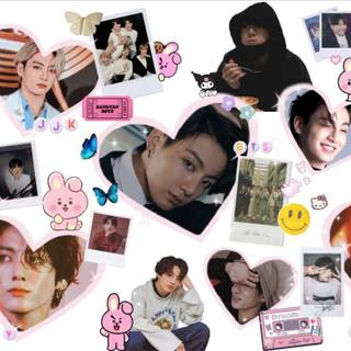 BTS collage desktop wallpaper