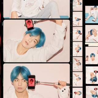 BTS collage desktop wallpaper