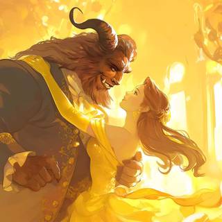 Beauty and The Beast desktop wallpaper