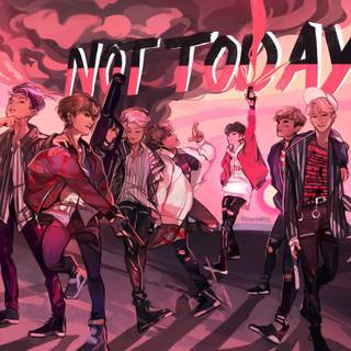 BTS art desktop wallpaper