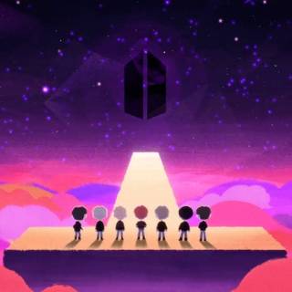 BTS art desktop wallpaper