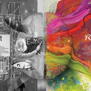 Brain desktop wallpaper