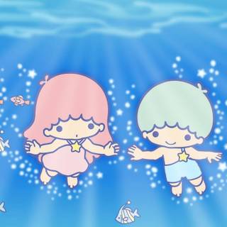 Little Twin Stars desktop wallpaper