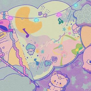 Little Twin Stars desktop wallpaper