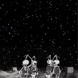 Skeleton mobile wallpaper