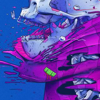 Skeleton mobile wallpaper