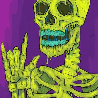 Skeleton mobile wallpaper