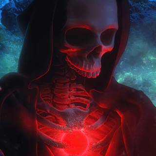 Skeleton mobile wallpaper