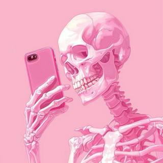 Skeleton mobile wallpaper