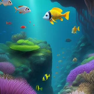 Underwater mobile wallpaper