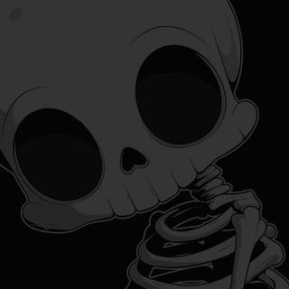 Skeleton mobile wallpaper