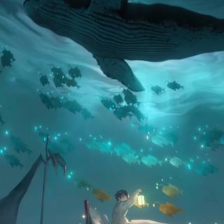 Underwater mobile wallpaper