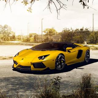 Lamborghini Aventador mobile wallpaper