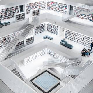 Library mobile wallpaper