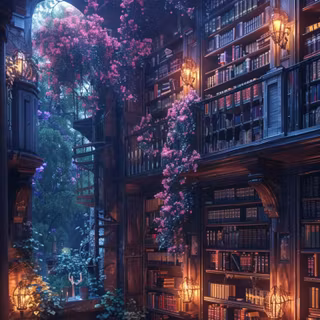 Library mobile wallpaper