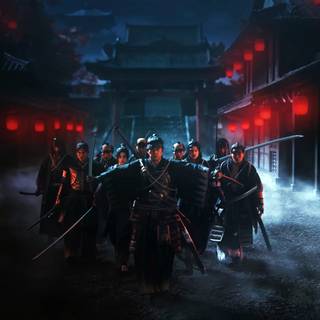 4k samurai PC wallpaper