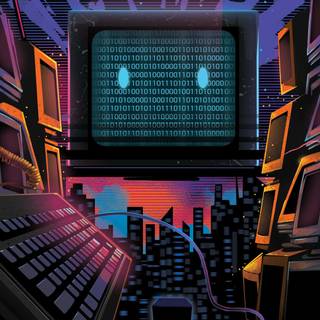 Retro gaming desktop wallpaper