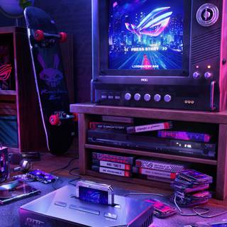 4k retro game wallpaper