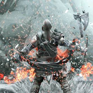God of War phone 4k wallpaper