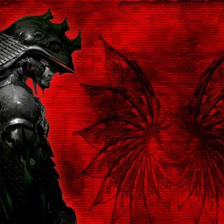 Dark samurai desktop wallpaper