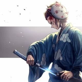 Demon Slayer 4k dark wallpaper