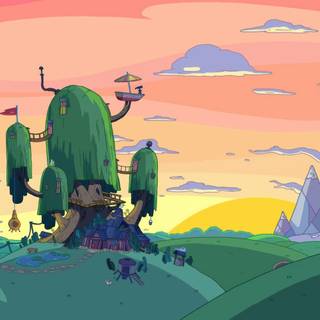 Tree house 4k wallpaper