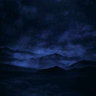 Blue black iPhone wallpaper