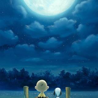 iPhone Peanuts wallpaper
