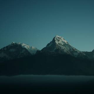 Simple desktop mountains wallpaper
