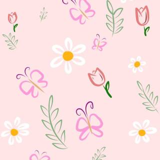 Pink cute phone wallpaper