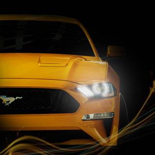 Yellow black iPhone wallpaper