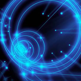 Neon blue phone wallpaper