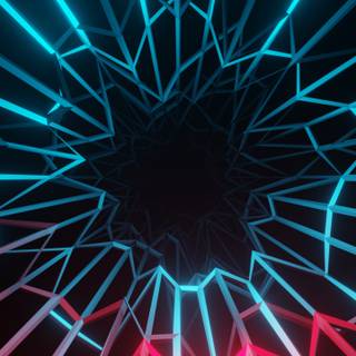 Neon blue phone wallpaper